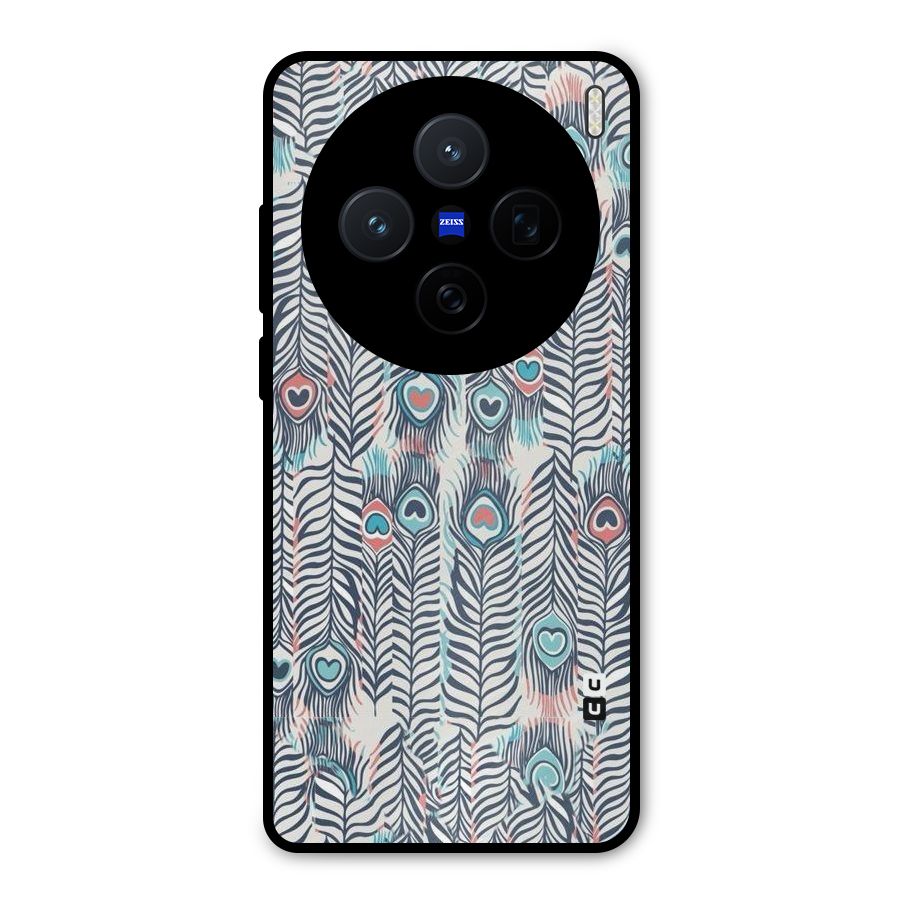 Feather Art Metal Back Case for Vivo X200