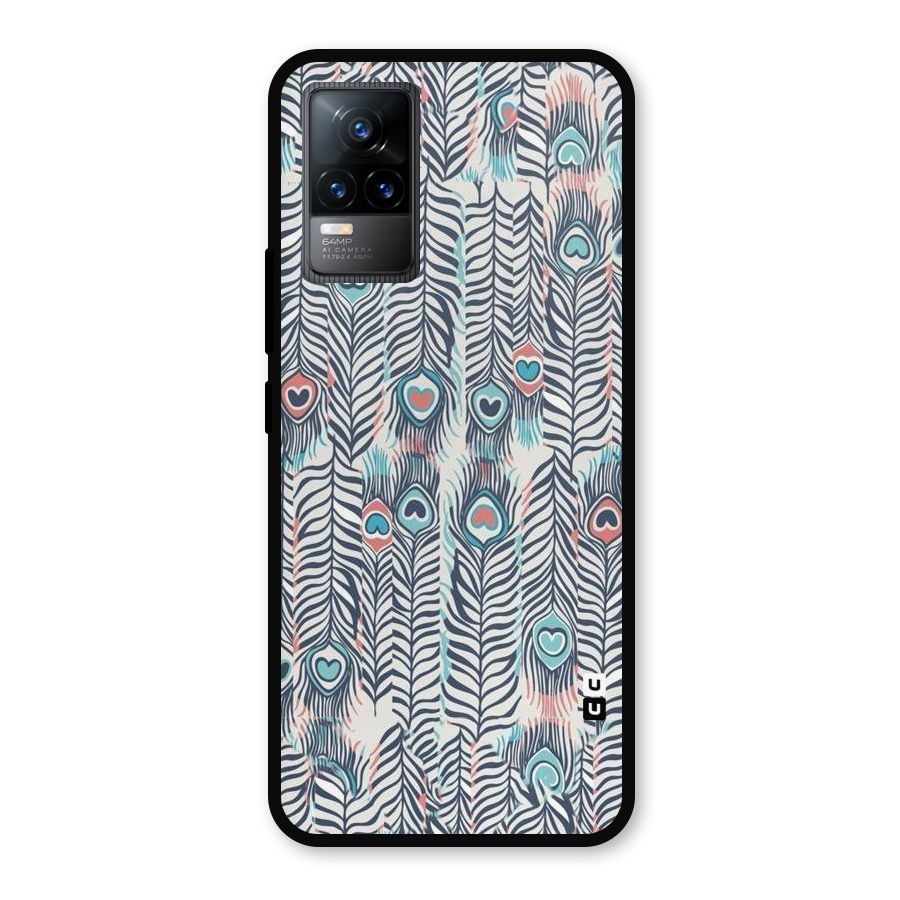 Feather Art Metal Back Case for Vivo Y73