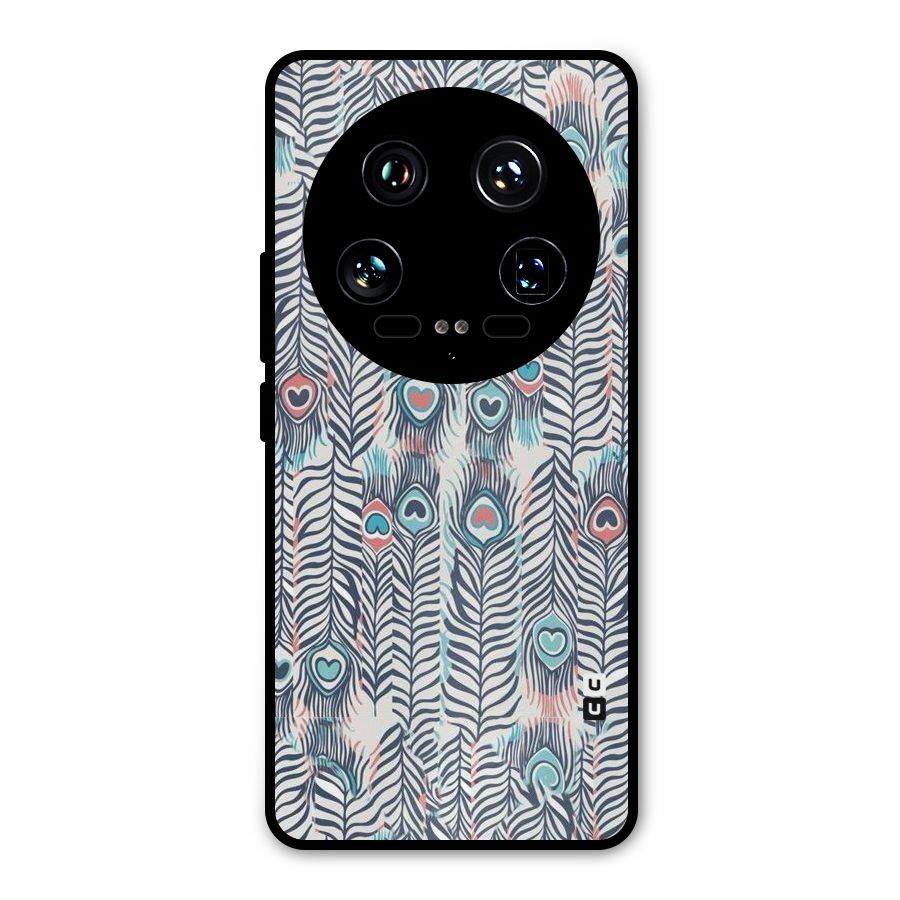 Feather Art Metal Back Case for Xiaomi 14 Ultra