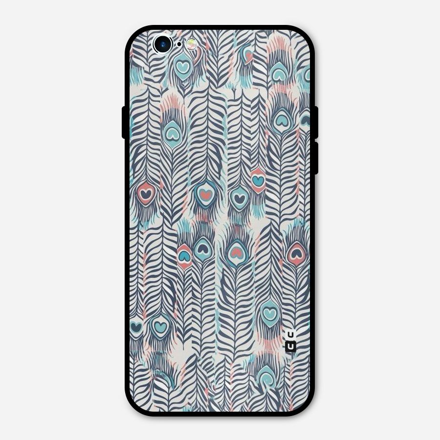 Feather Art Metal Back Case for iPhone 6 6s