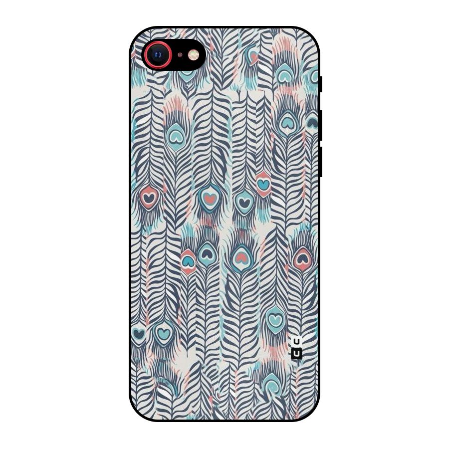 Feather Art Metal Back Case for iPhone 7
