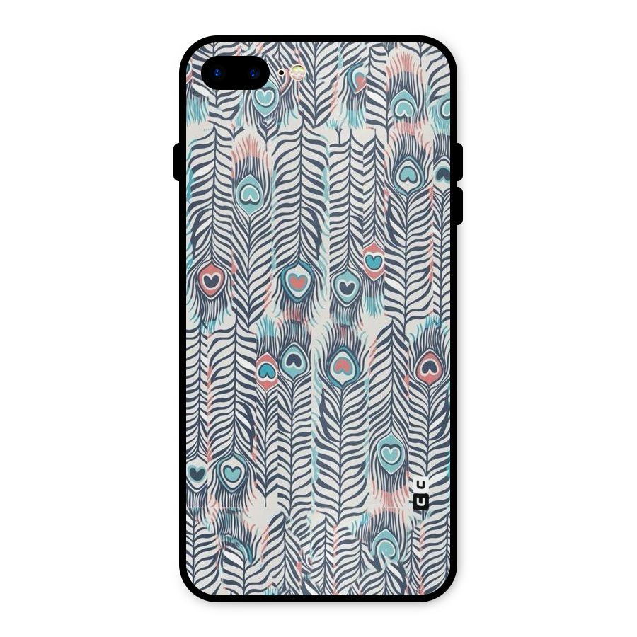 Feather Art Metal Back Case for iPhone 8 Plus