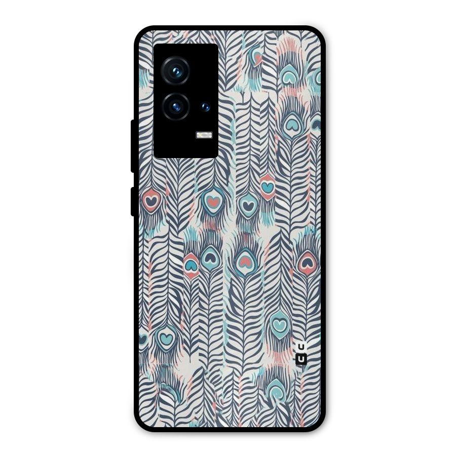 Feather Art Metal Back Case for iQOO 9 5G
