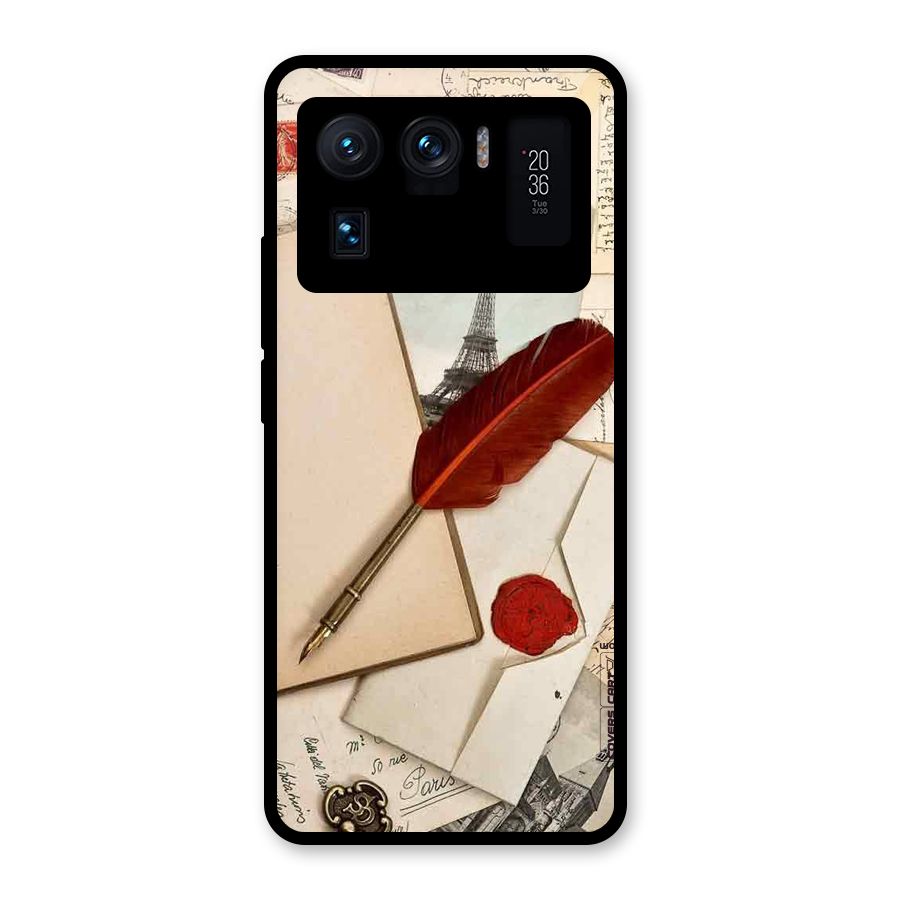 Feather Beauty Glass Back Case for Mi 11 Ultra