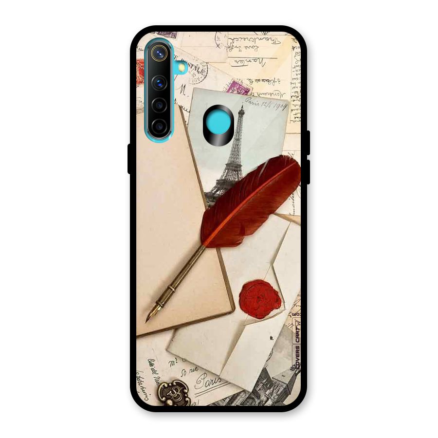 Feather Beauty Glass Back Case for Realme Narzo 10