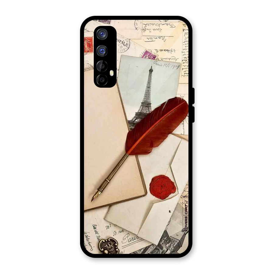 Feather Beauty Glass Back Case for Realme Narzo 20 Pro