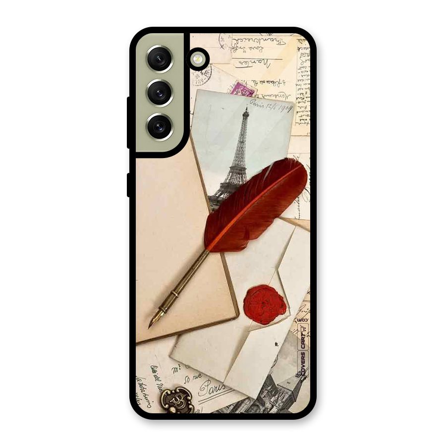 Feather Beauty Metal Back Case for Galaxy S21 FE 5G (2023)