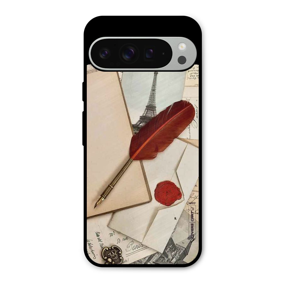 Feather Beauty Metal Back Case for Google Pixel 9 Pro XL
