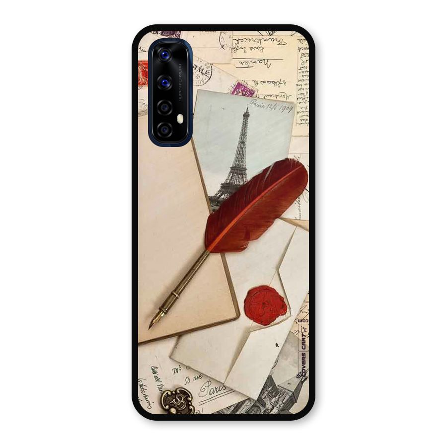 Feather Beauty Metal Back Case for Realme 7