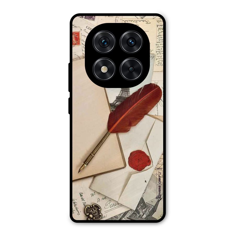 Feather Beauty Metal Back Case for Redmi Note 14 Pro 5G