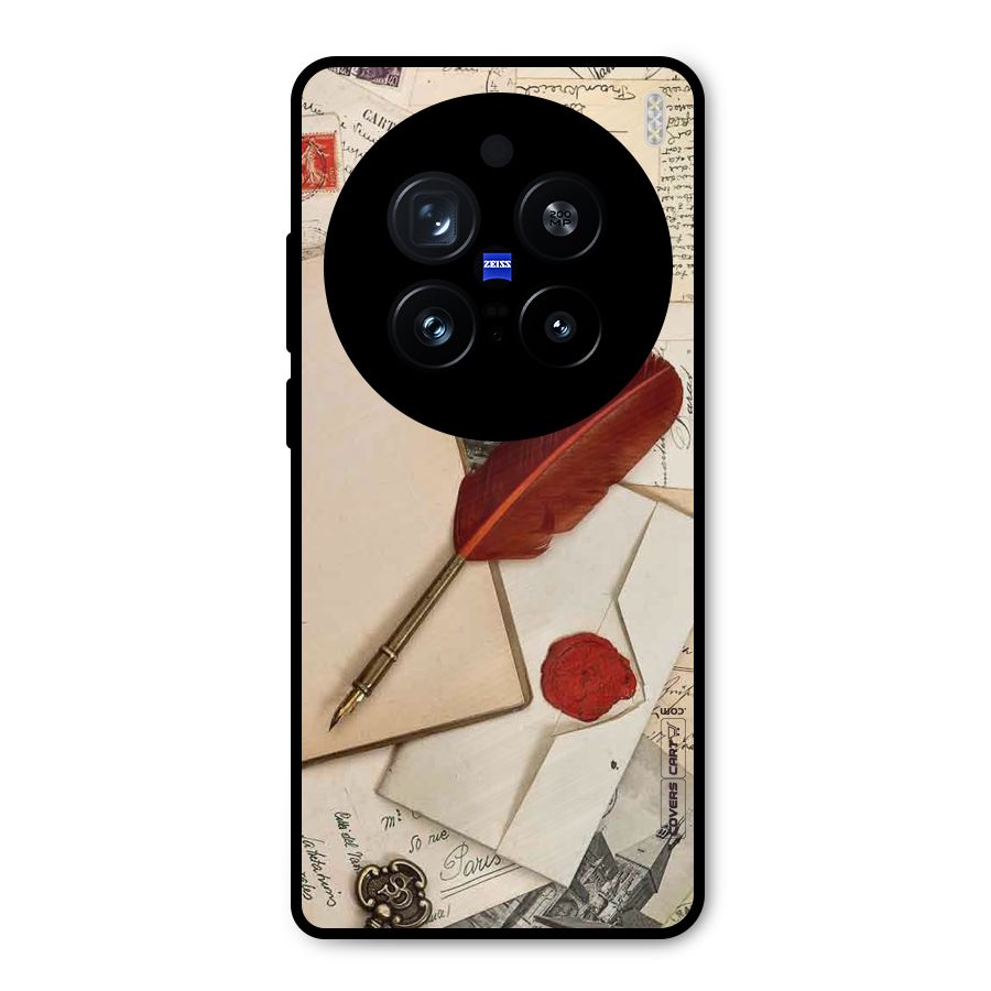 Feather Beauty Metal Back Case for Vivo X200 Pro