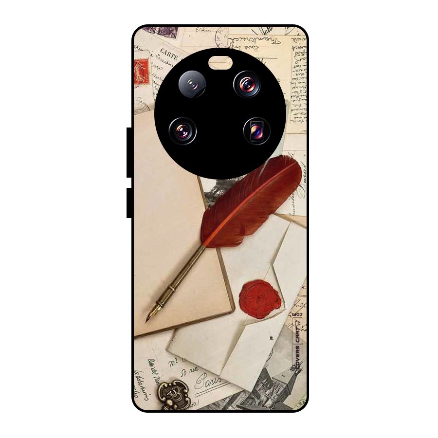 Feather Beauty Metal Back Case for Xiaomi 13 Ultra