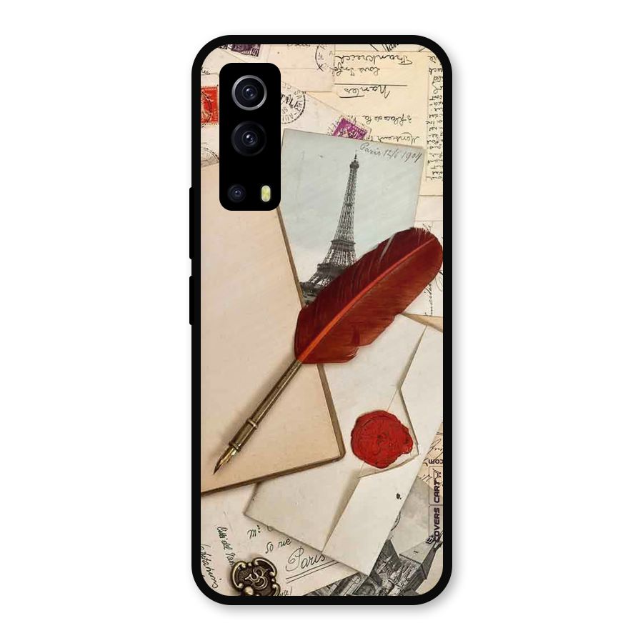 Feather Beauty Metal Back Case for iQOO Z3