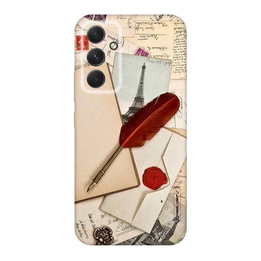 Feather Beauty Original Polycarbonate Back Case for Galaxy A54