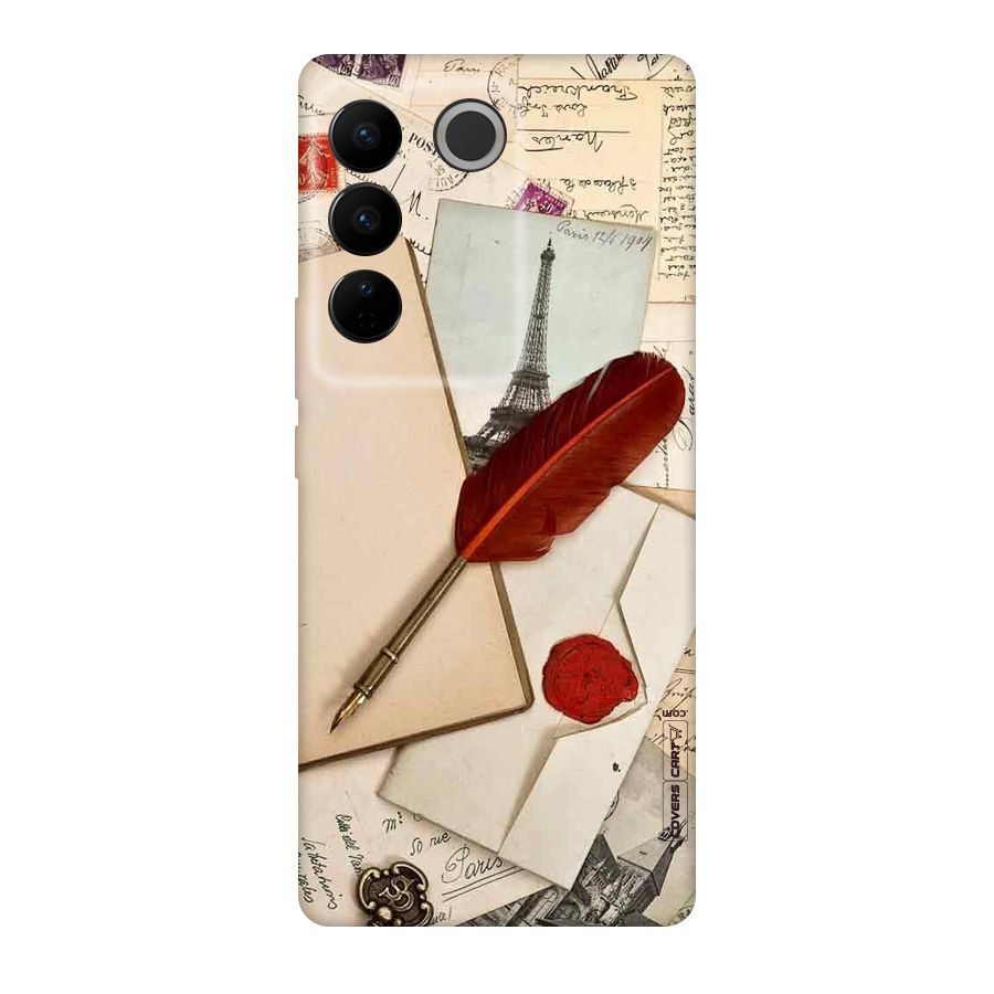 Feather Beauty Original Polycarbonate Back Case for Vivo V27