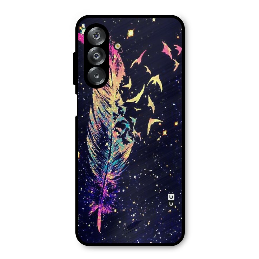 Feather Bird Fly Metal Back Case for Galaxy A26