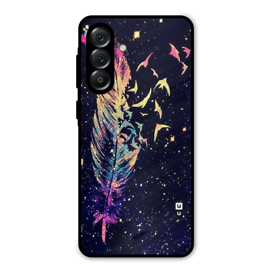 Feather Bird Fly Metal Back Case for Galaxy A36