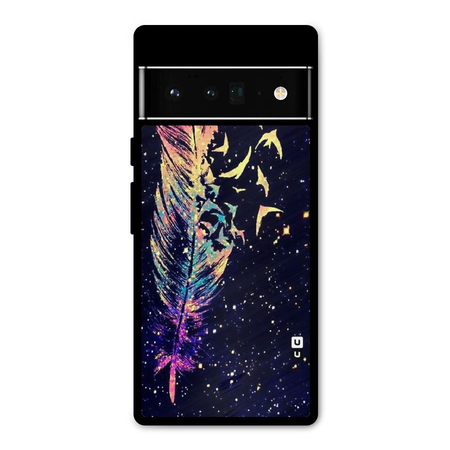 Feather Bird Fly Metal Back Case for Google Pixel 6 Pro