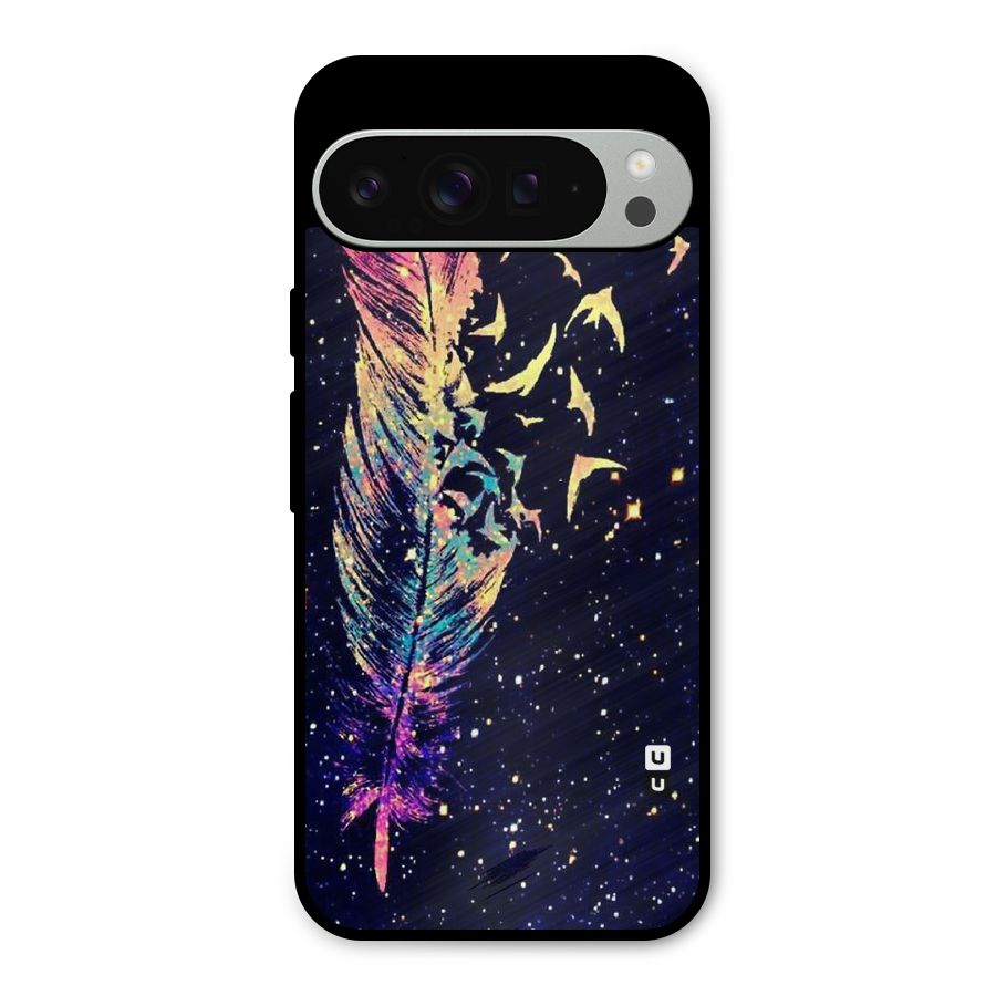 Feather Bird Fly Metal Back Case for Google Pixel 9 Pro XL