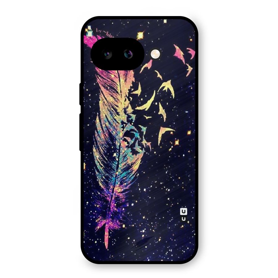 Feather Bird Fly Metal Back Case for Google Pixel 9a