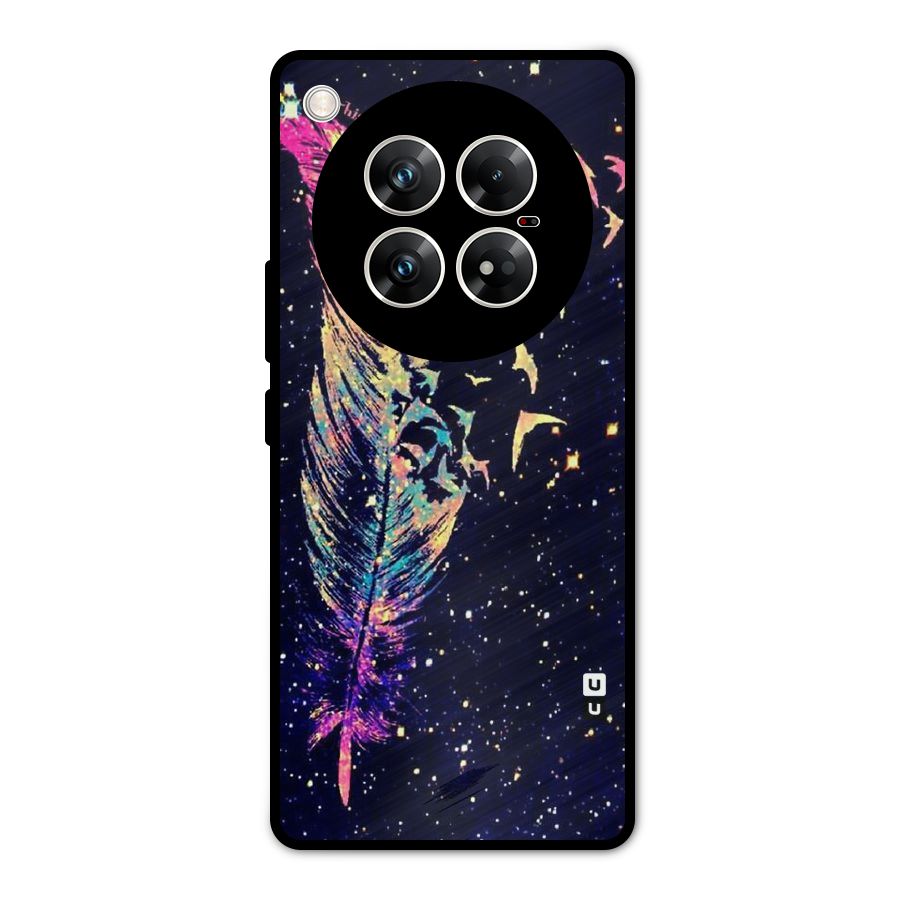 Feather Bird Fly Metal Back Case for Infinix Zero 40 5G