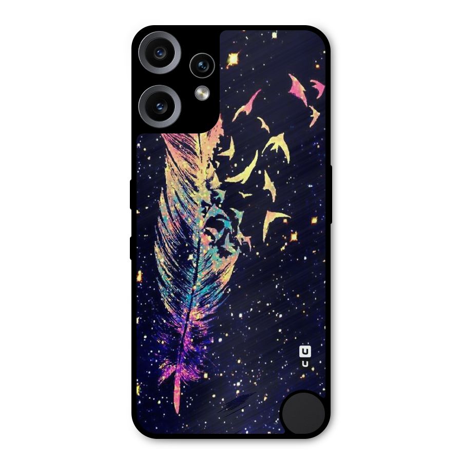Feather Bird Fly Metal Back Case for Nothing CMF Phone 2 Pro