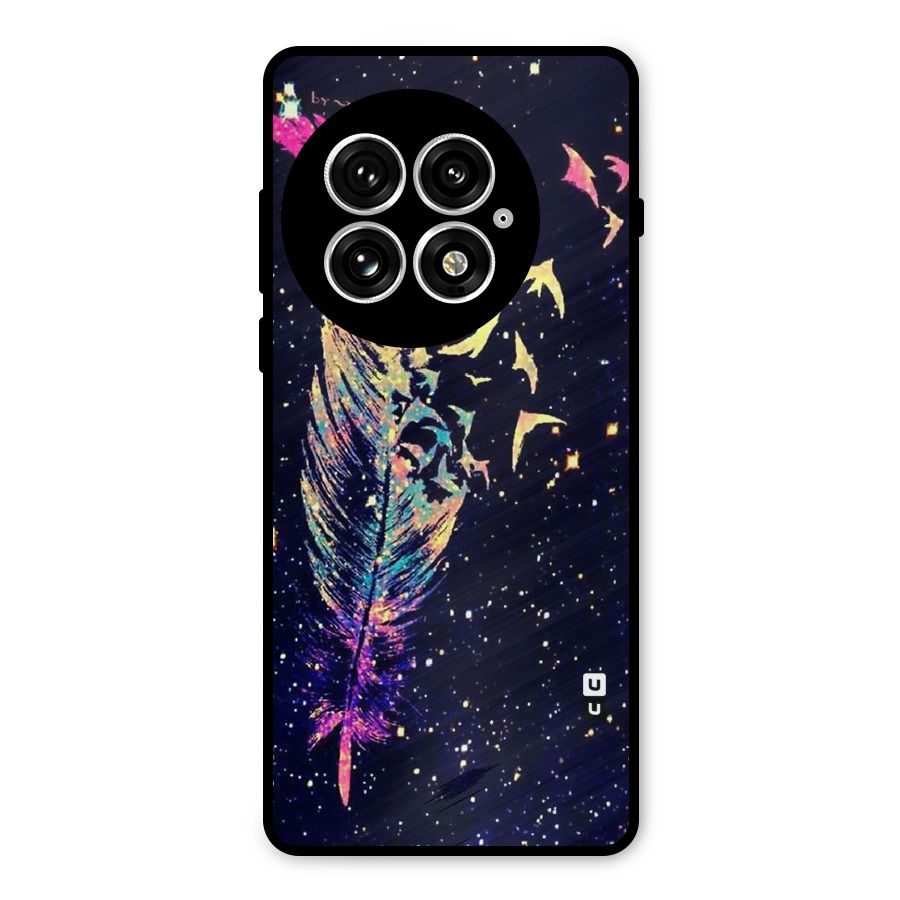 Feather Bird Fly Metal Back Case for OnePlus 13