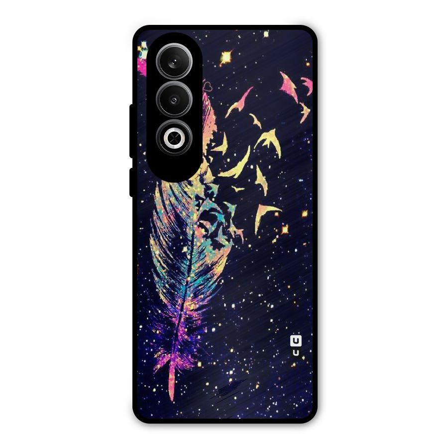 Feather Bird Fly Metal Back Case for OnePlus Nord CE4