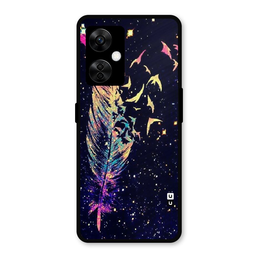 Feather Bird Fly Metal Back Case for OnePlus Nord CE 3 Lite