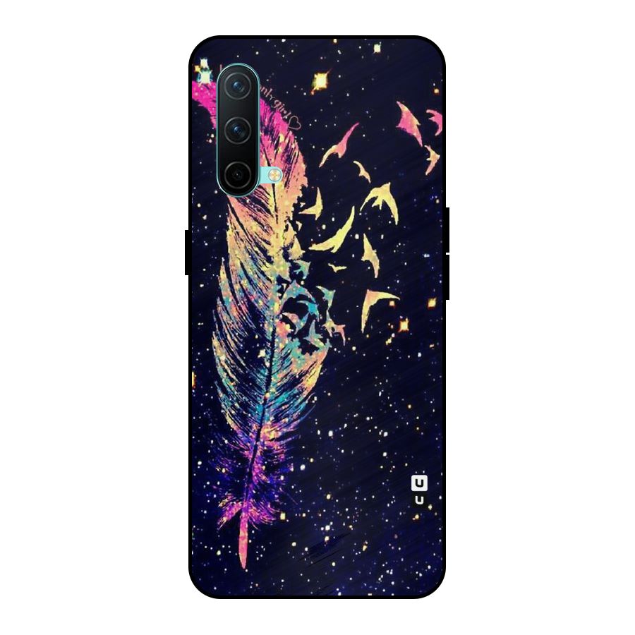 Feather Bird Fly Metal Back Case for OnePlus Nord CE 5G