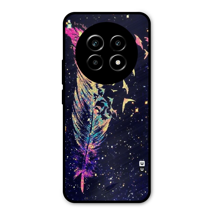 Feather Bird Fly Metal Back Case for Realme 14 Pro Lite