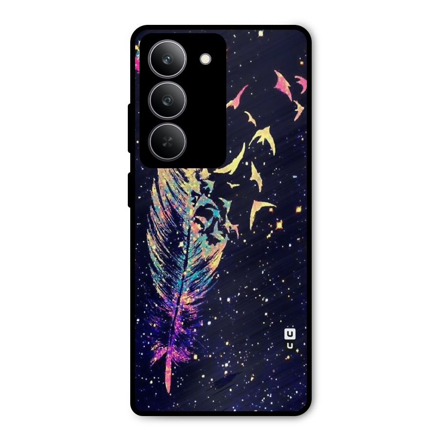 Feather Bird Fly Metal Back Case for Realme 14x