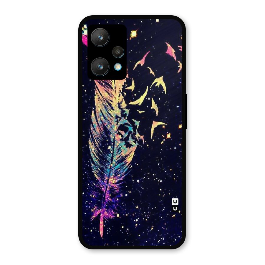 Feather Bird Fly Metal Back Case for Realme 9 Pro Plus 5G