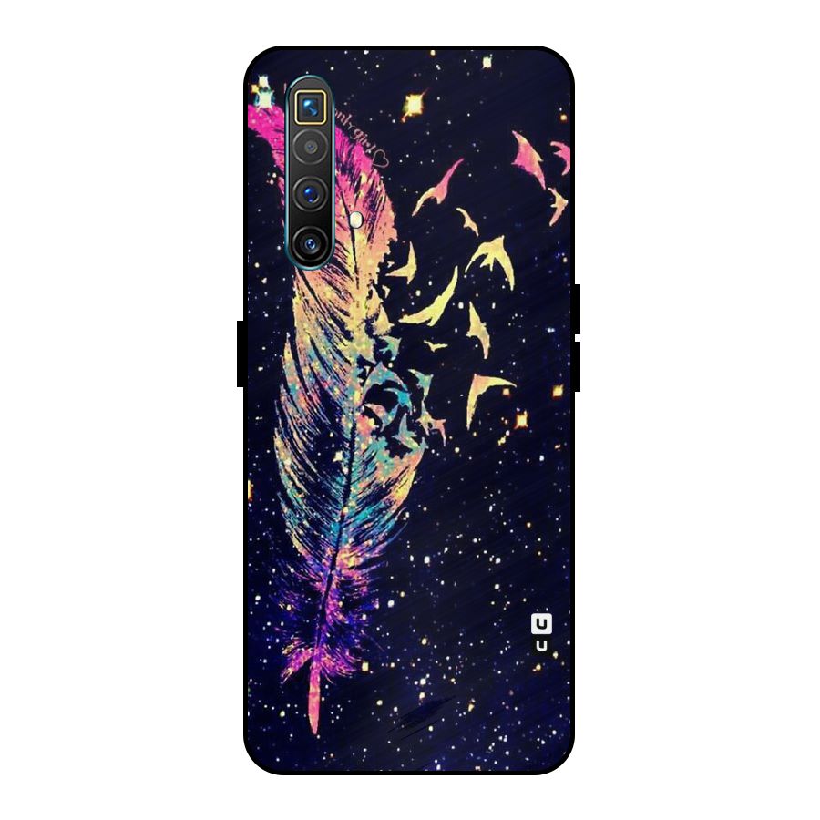 Feather Bird Fly Metal Back Case for Realme X3 SuperZoom