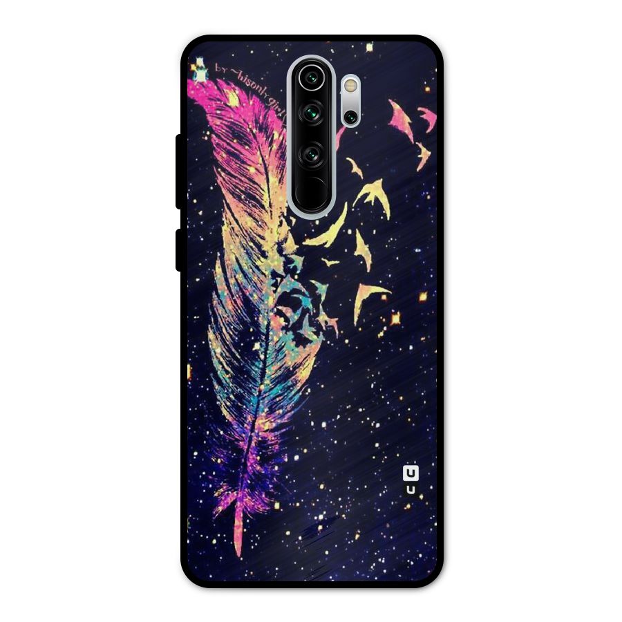 Feather Bird Fly Metal Back Case for Redmi Note 8 Pro