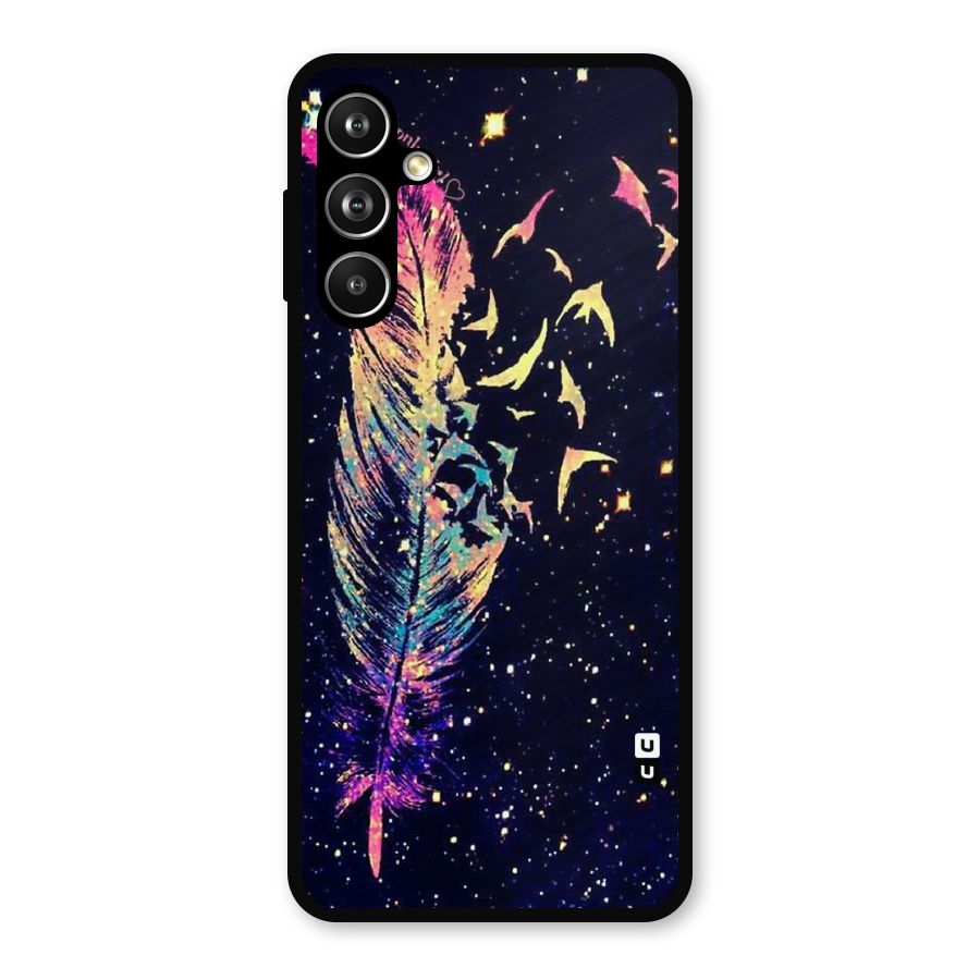 Feather Bird Fly Metal Back Case for Samsung Galaxy M54