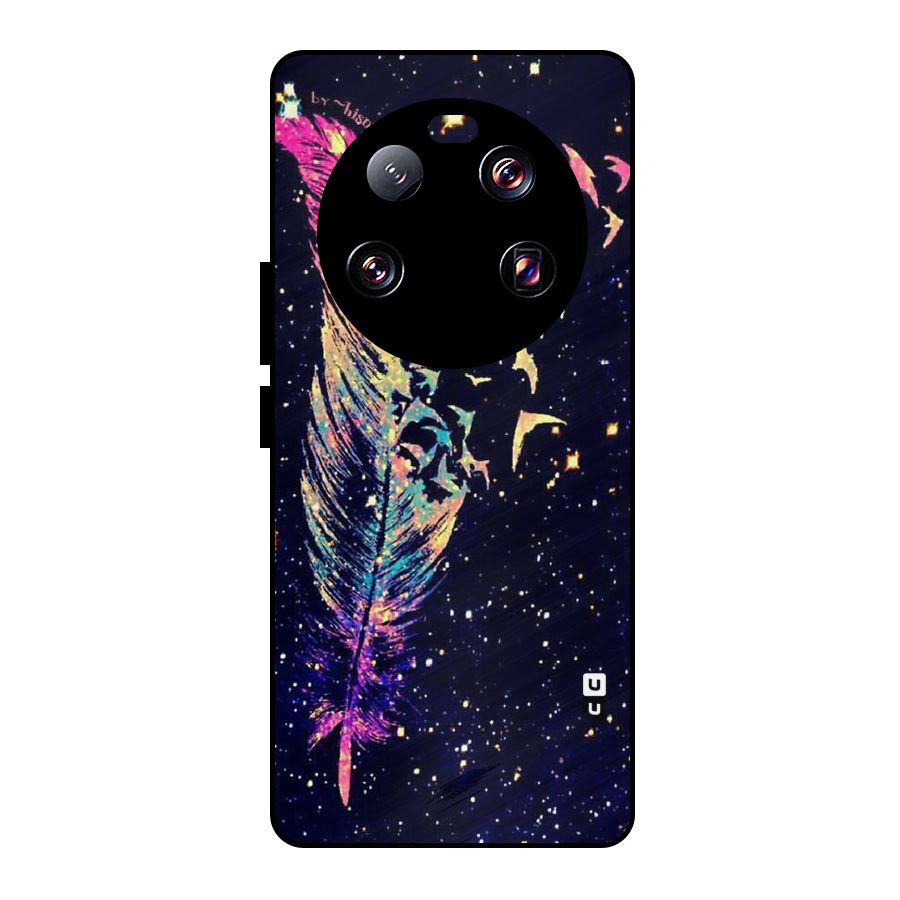Feather Bird Fly Metal Back Case for Xiaomi 13 Ultra