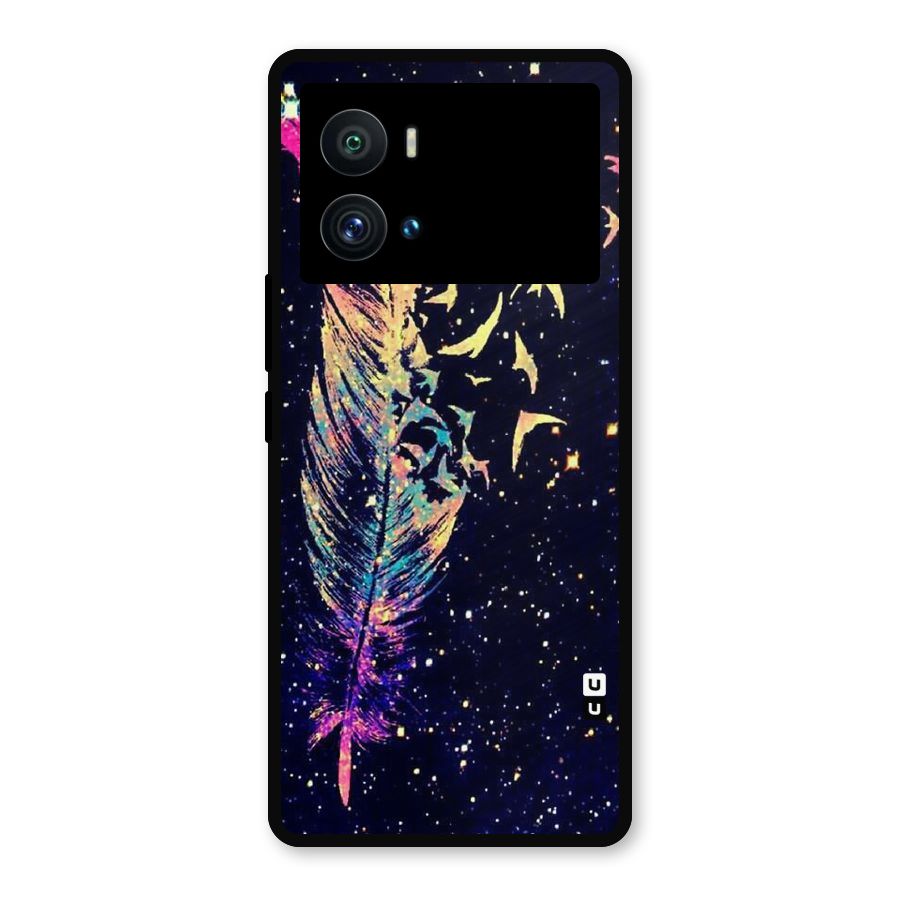 Feather Bird Fly Metal Back Case for iQOO 9 Pro