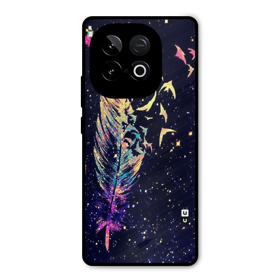 Feather Bird Fly Metal Back Case for iQOO Neo 10