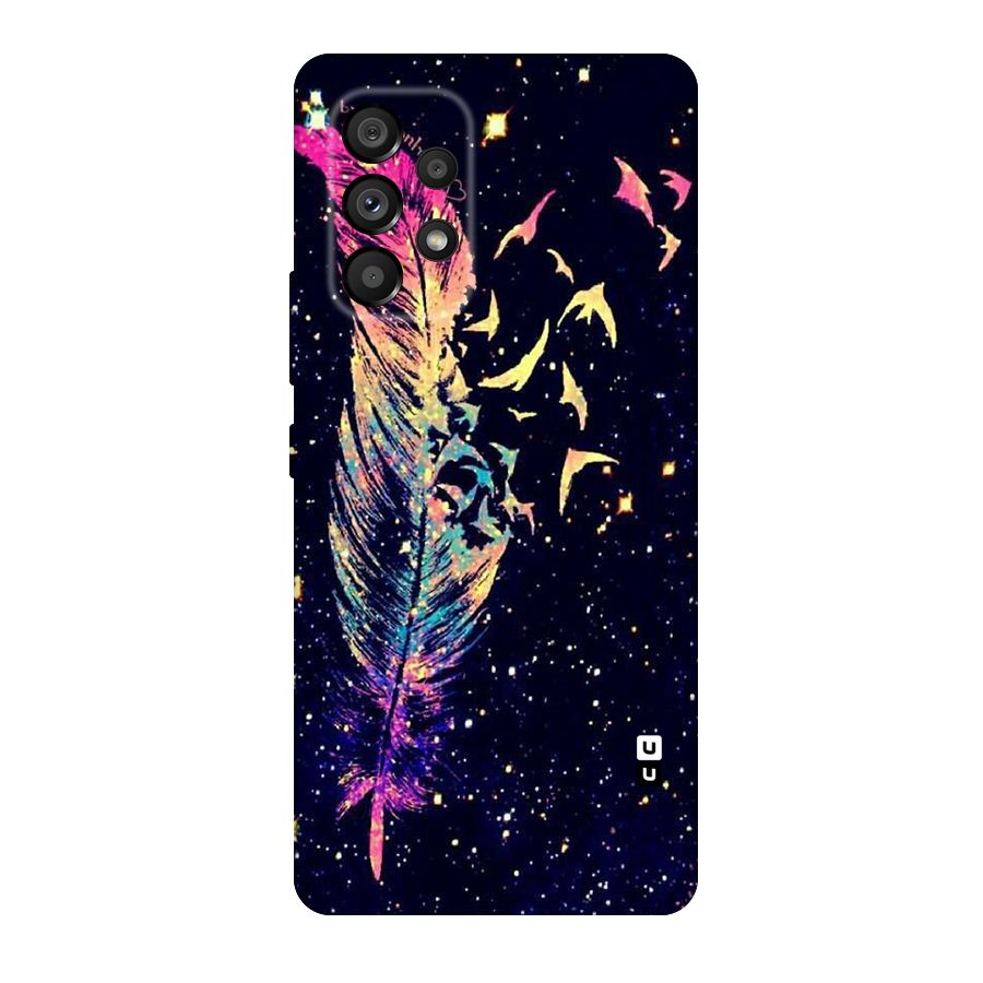 Feather Bird Fly Original Polycarbonate Back Case for Galaxy A53 5G