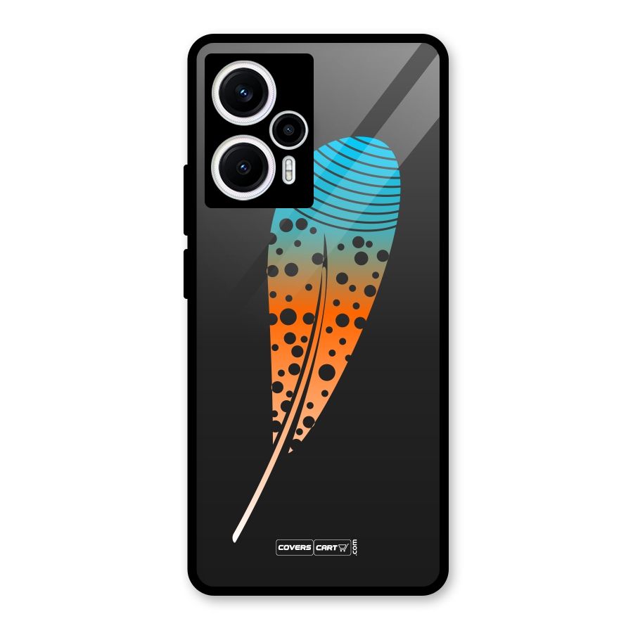 Feather Glass Back Case for Poco F5