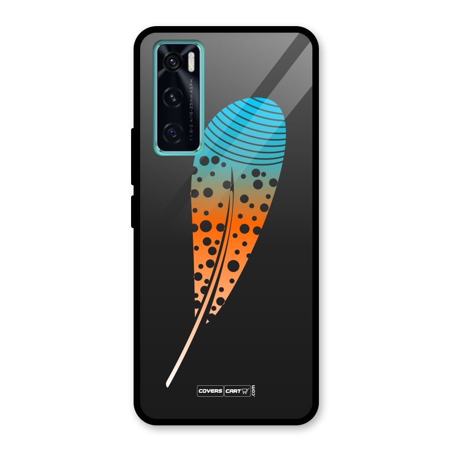 Feather Glass Back Case for Vivo V20 SE