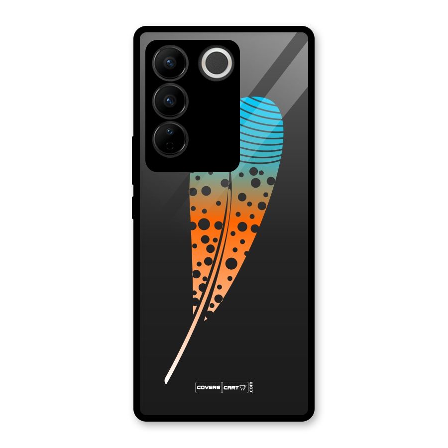 Feather Glass Back Case for Vivo V27 Pro