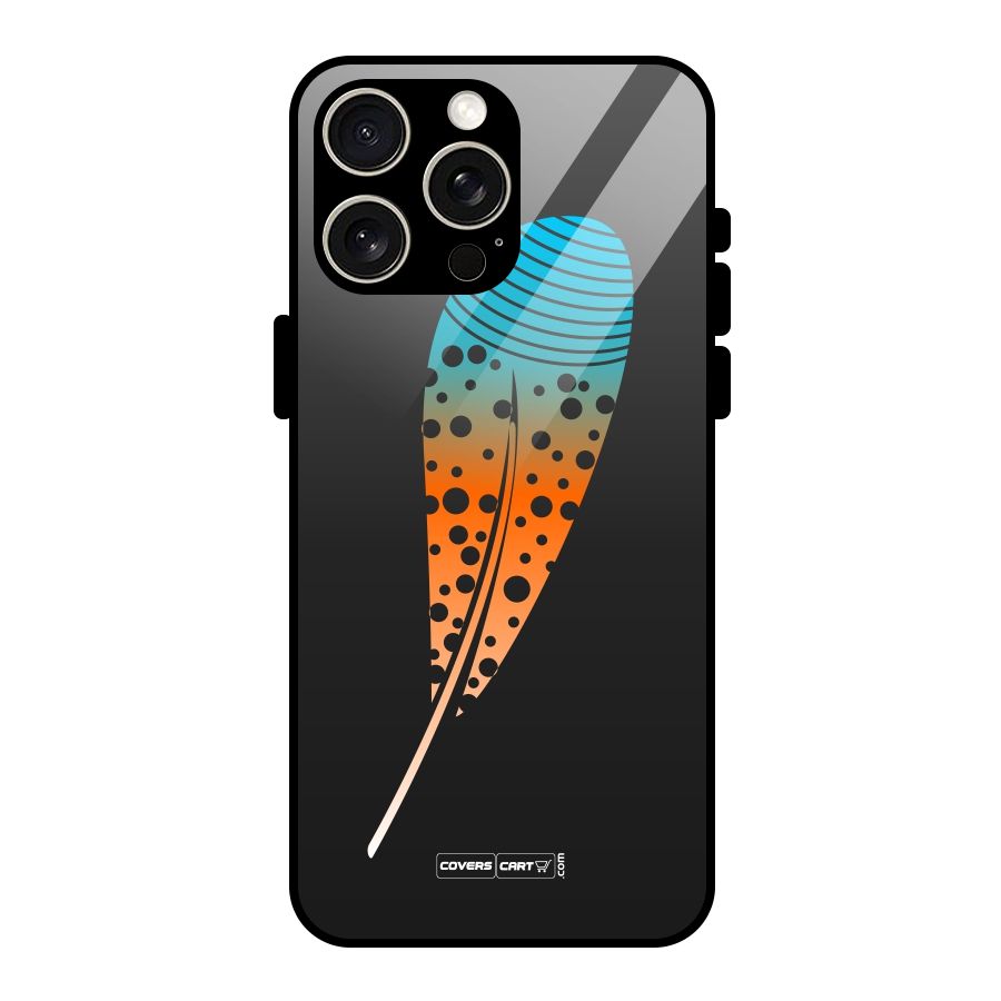 Feather Glass Back Case for iPhone 15 Pro Max