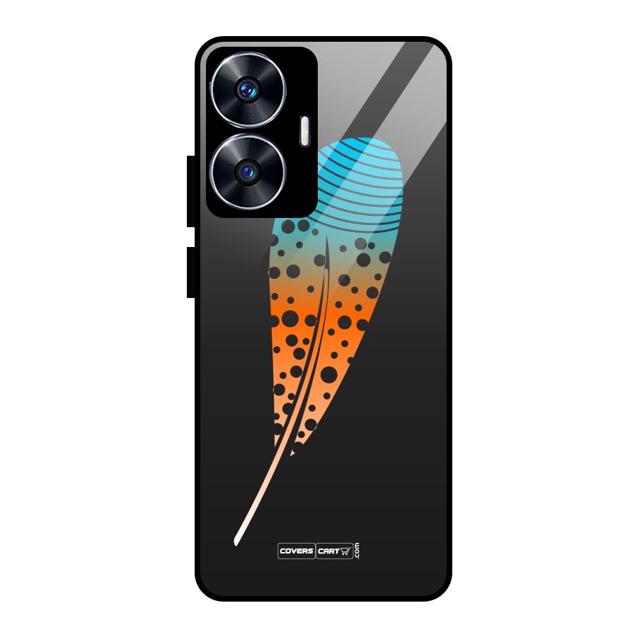 Feather Glass Back Case for realme C55