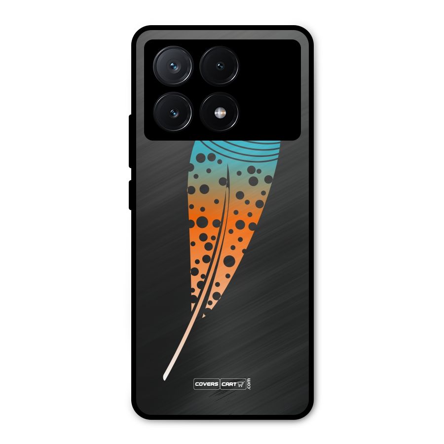 Feather Metal Back Case for Poco X6 Pro