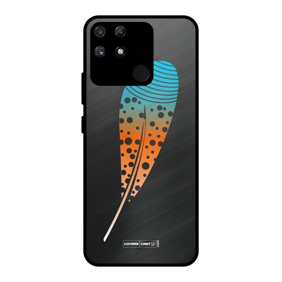 Feather Metal Back Case for Realme Narzo 50A