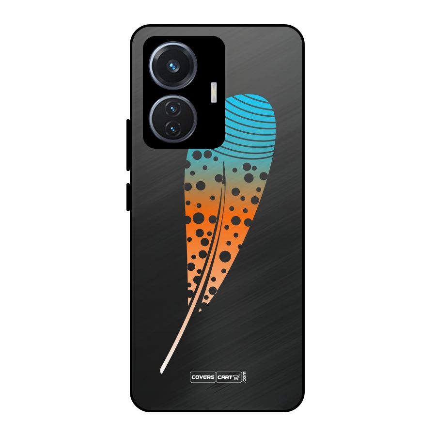 Feather Metal Back Case for Vivo T1 44W