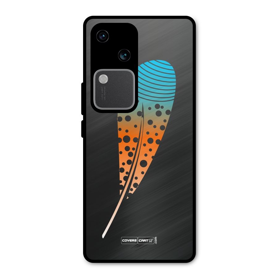 Feather Metal Back Case for Vivo V30 Pro