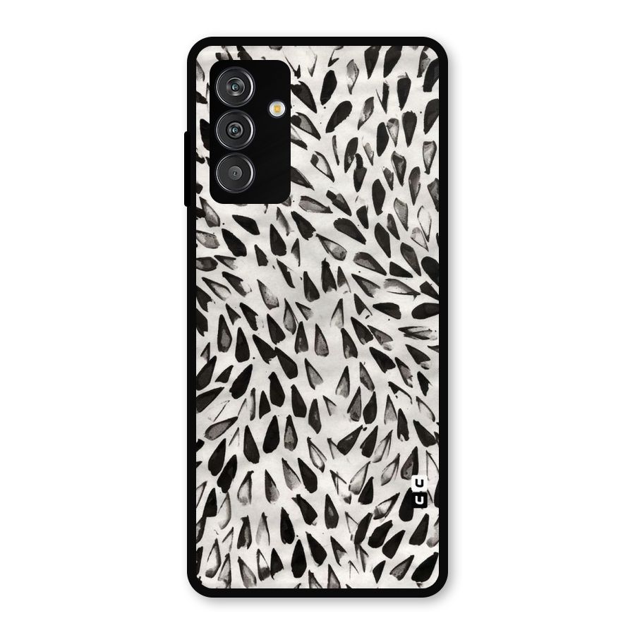 Feather Pattern Colorless Metal Back Case for Galaxy F13